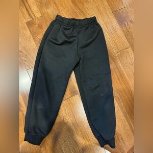 Kids Black Jogger Sweatpants